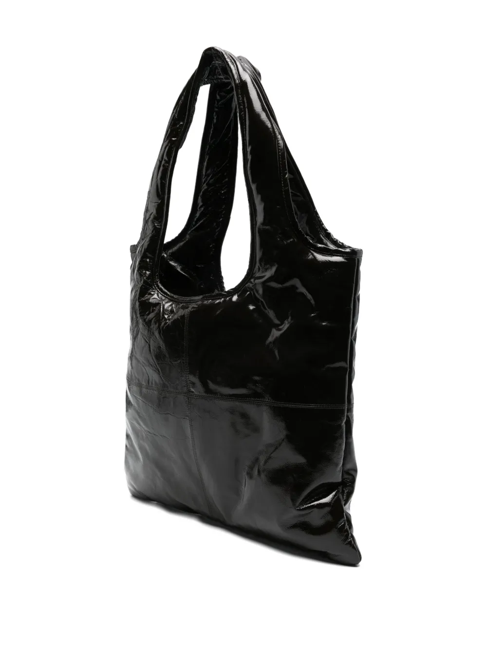 Alysi leather tote bag - Bruin