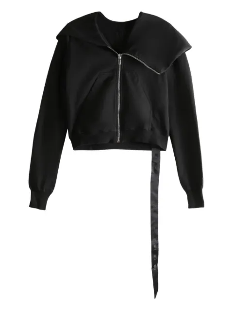 Rick Owens DRKSHDW hooded zip-up cardigan 