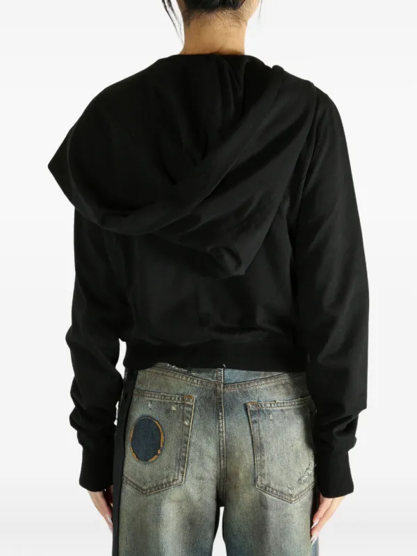 Rick Owens 17FW HOODED CARDIGAN 黒 XS Rick Owens 17FW HOODED CARDIGAN 黒 XS Rick Owens 17FW HOODED