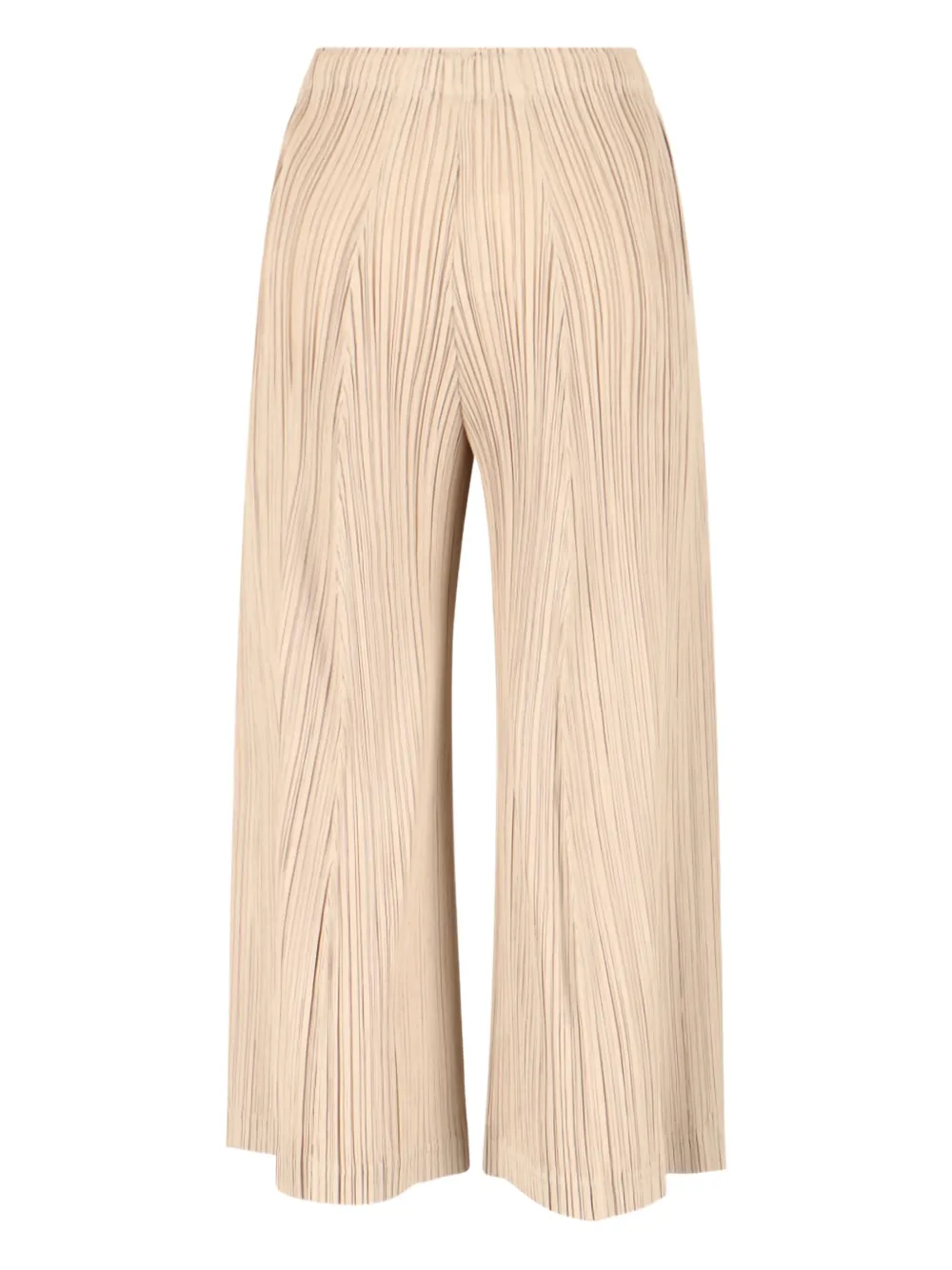 Pleats Please Issey Miyake pleated trousers - Beige