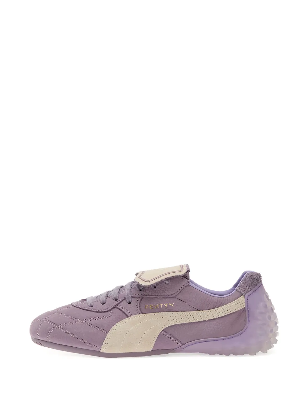 PUMA x Fenty Avanti Ls quilted leather lace-up sneakers Purple