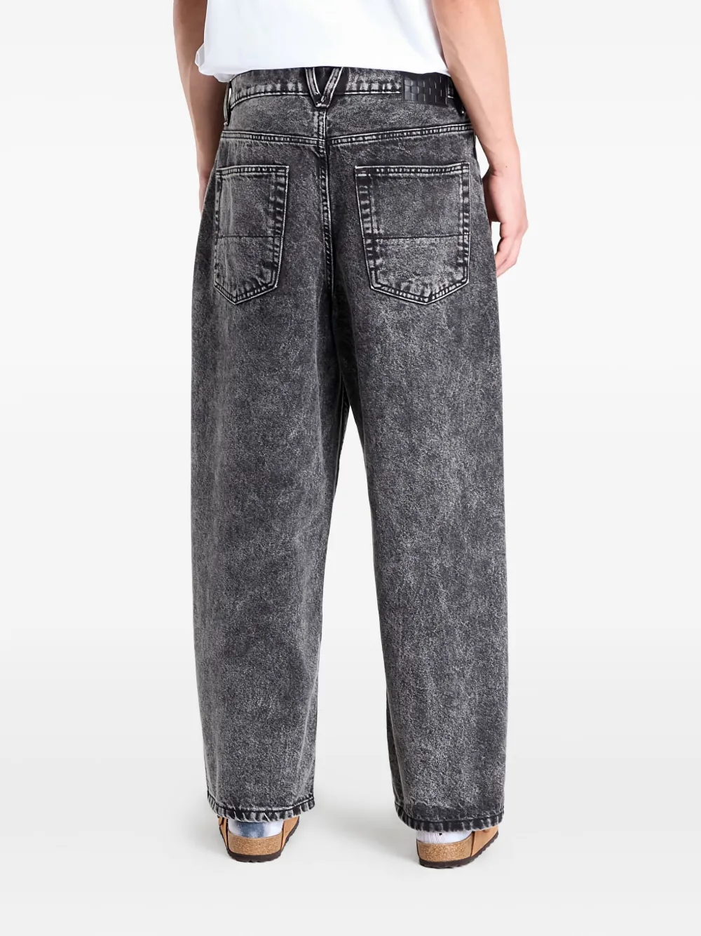 Vans Check-5 Bacid-wash Jeans In Black