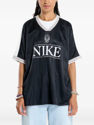 nike black v neck t shirt