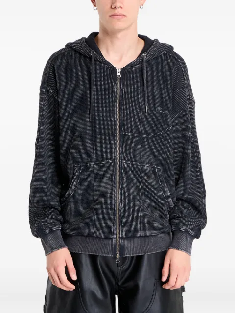 dime Premium Waffle zip hoodie