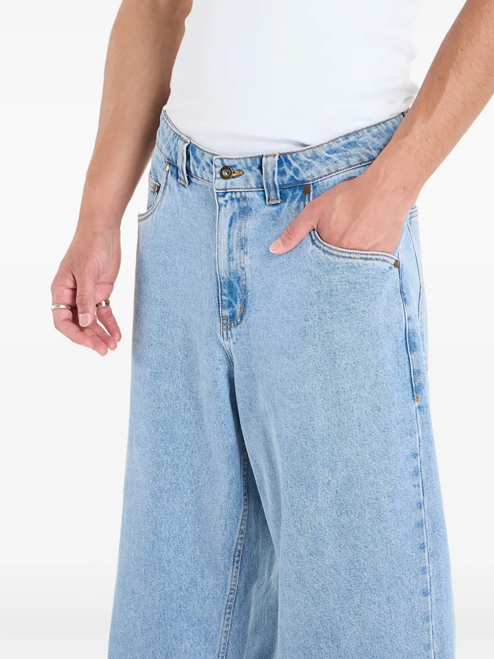 dime Classic Baggy jeans Blauw