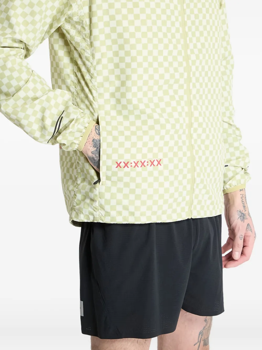 Saysky Checker Pace Jacket In Green