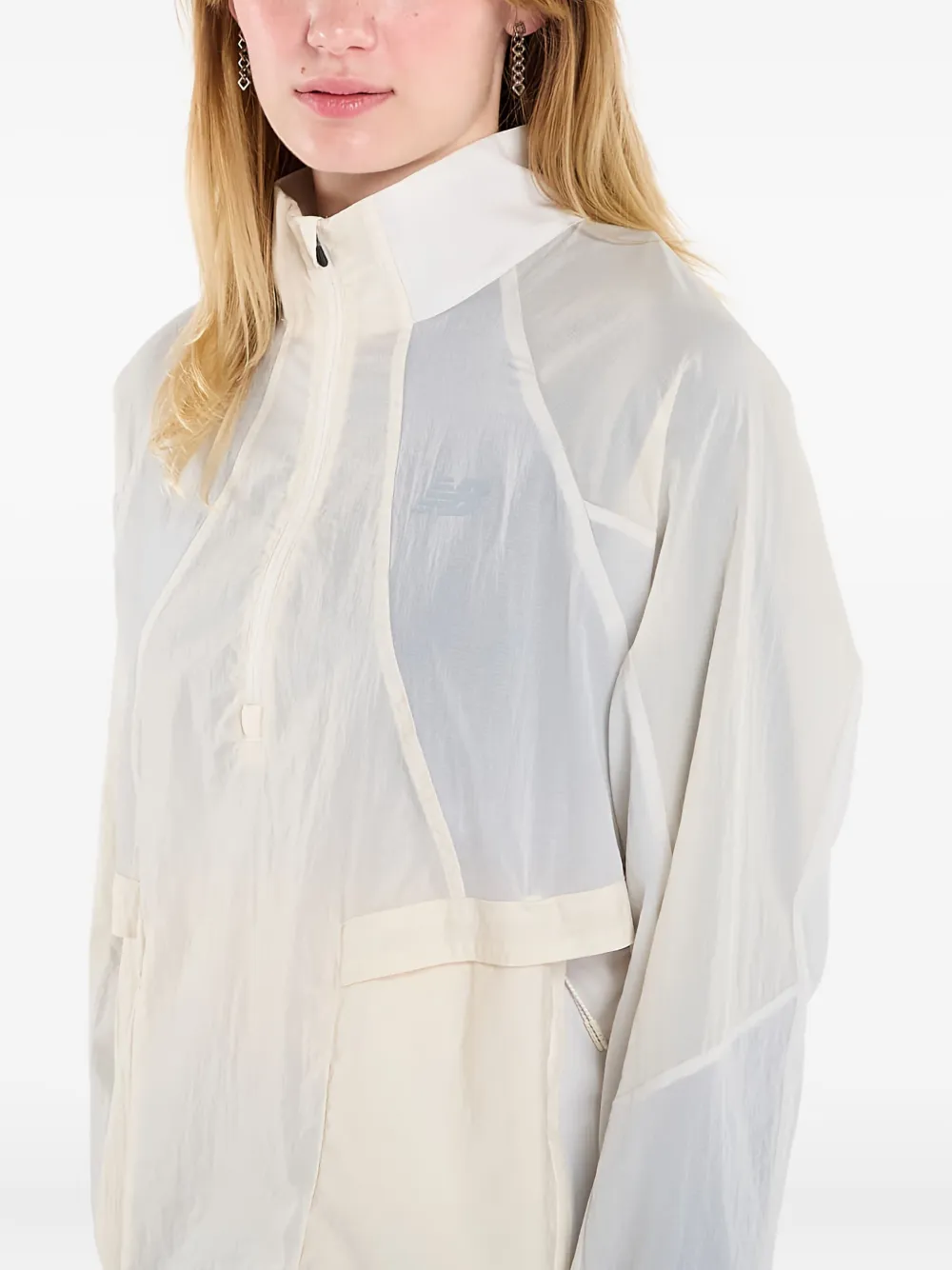 New Balance Better Run Water-resistant Jacket In White