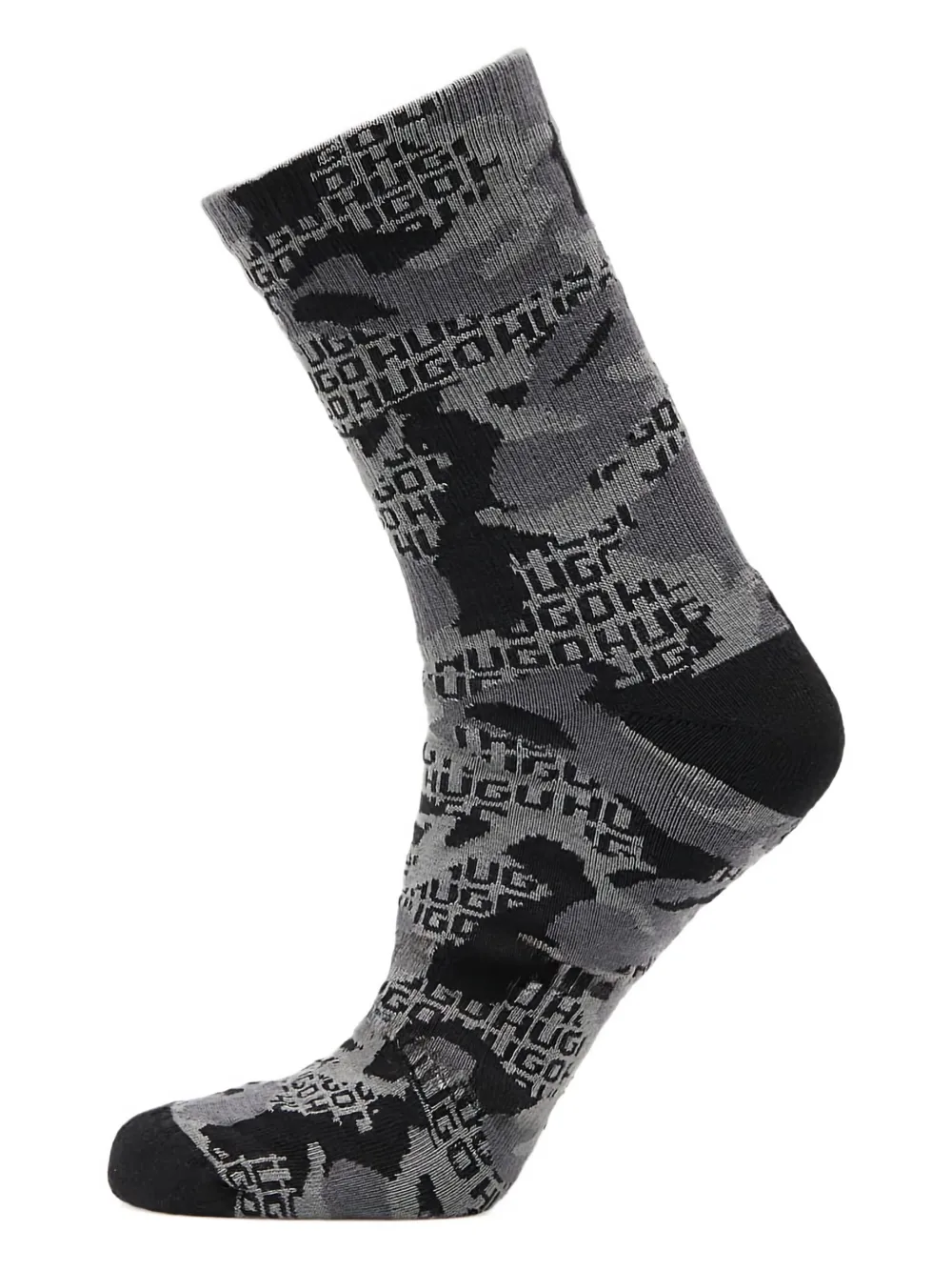 Hugo Boss Logo Rib-knit Socks (pack Of Three) In Multi