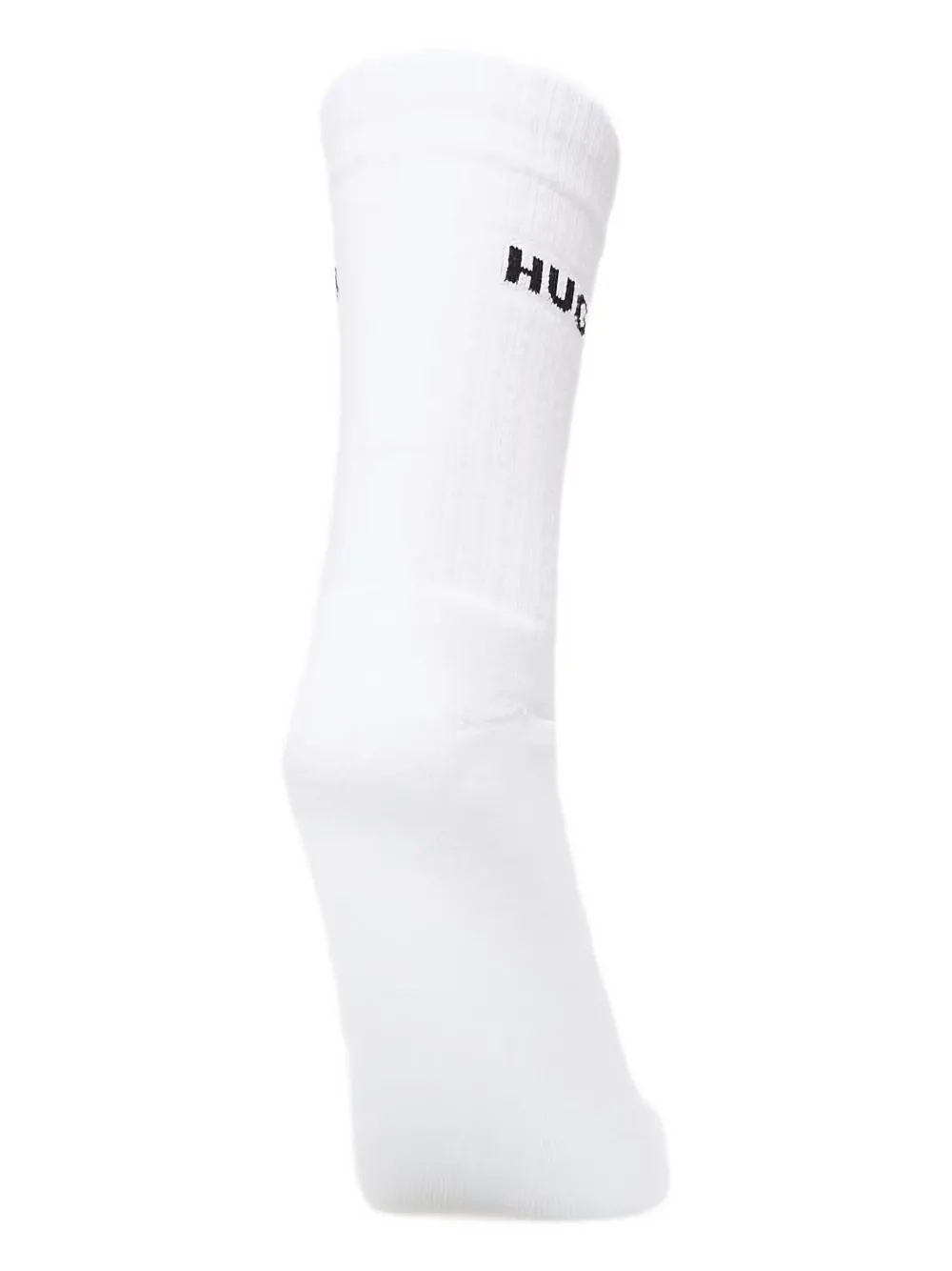Hugo Boss Logo Rib-knit Socks (pack Of Three) In Multi