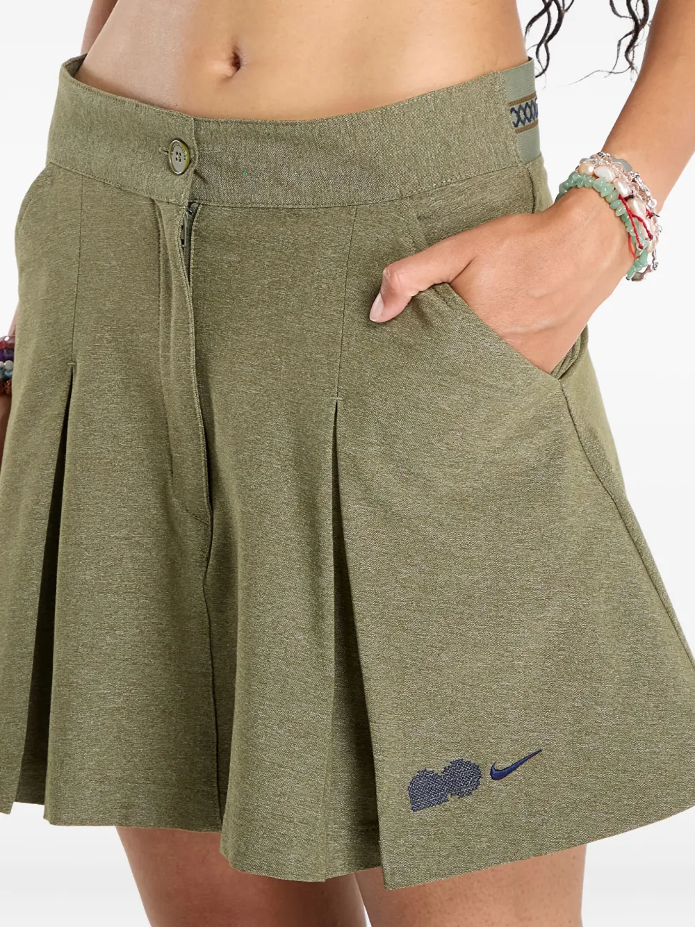 Nike x Naomi Osaka plooirok Groen