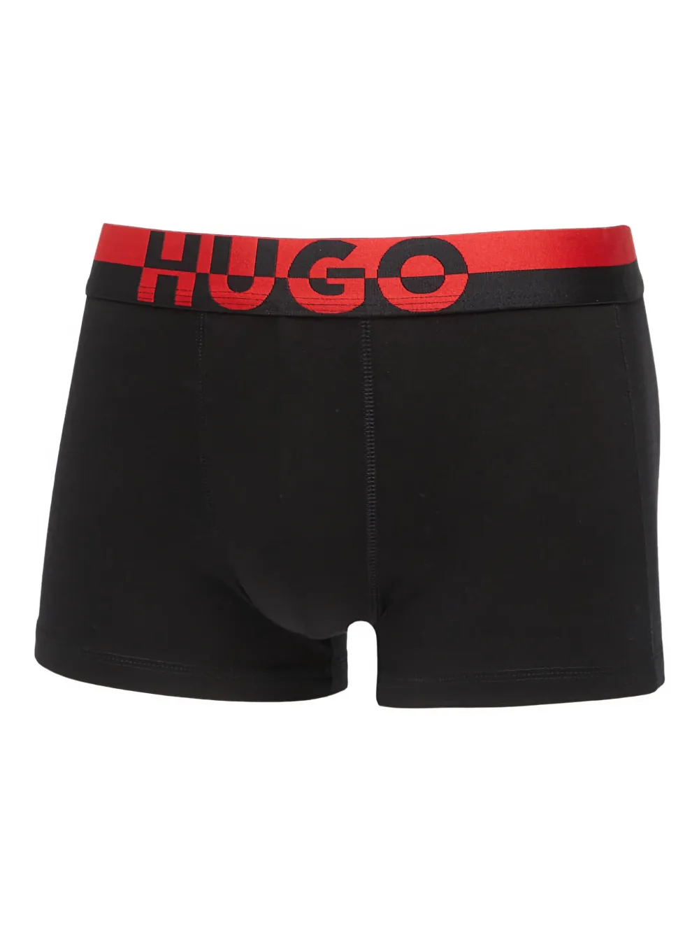 Hugo Boss Logo-waistband Boxers (pack Of Three) In Black