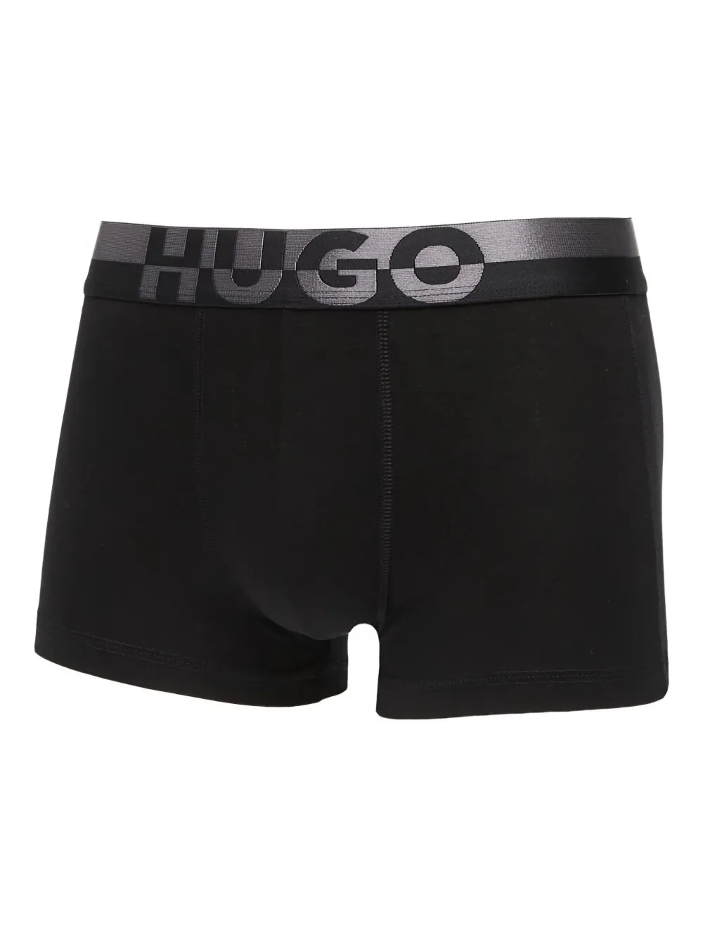 Hugo Boss Logo-waistband Boxers (pack Of Three) In Black
