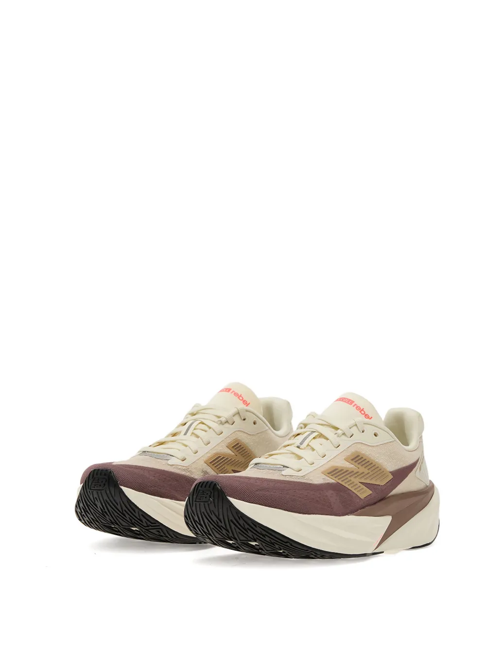 New Balance FuelCell Rebel v5 logo-print sneakers - Beige