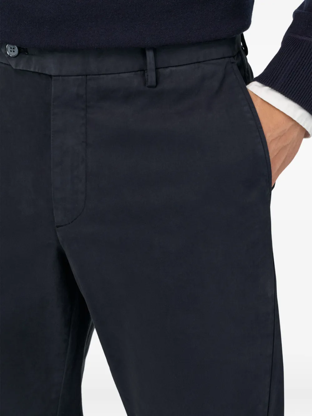 Boggi Milano Straight chino Blauw