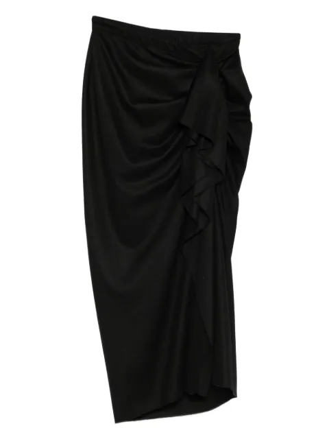 Fabiana Filippi ruffled draped skirt