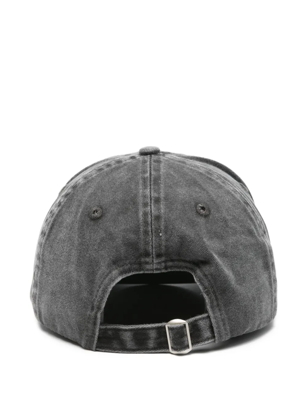 CARNE BOLLENTE embroidered distressed baseball cap - Grijs