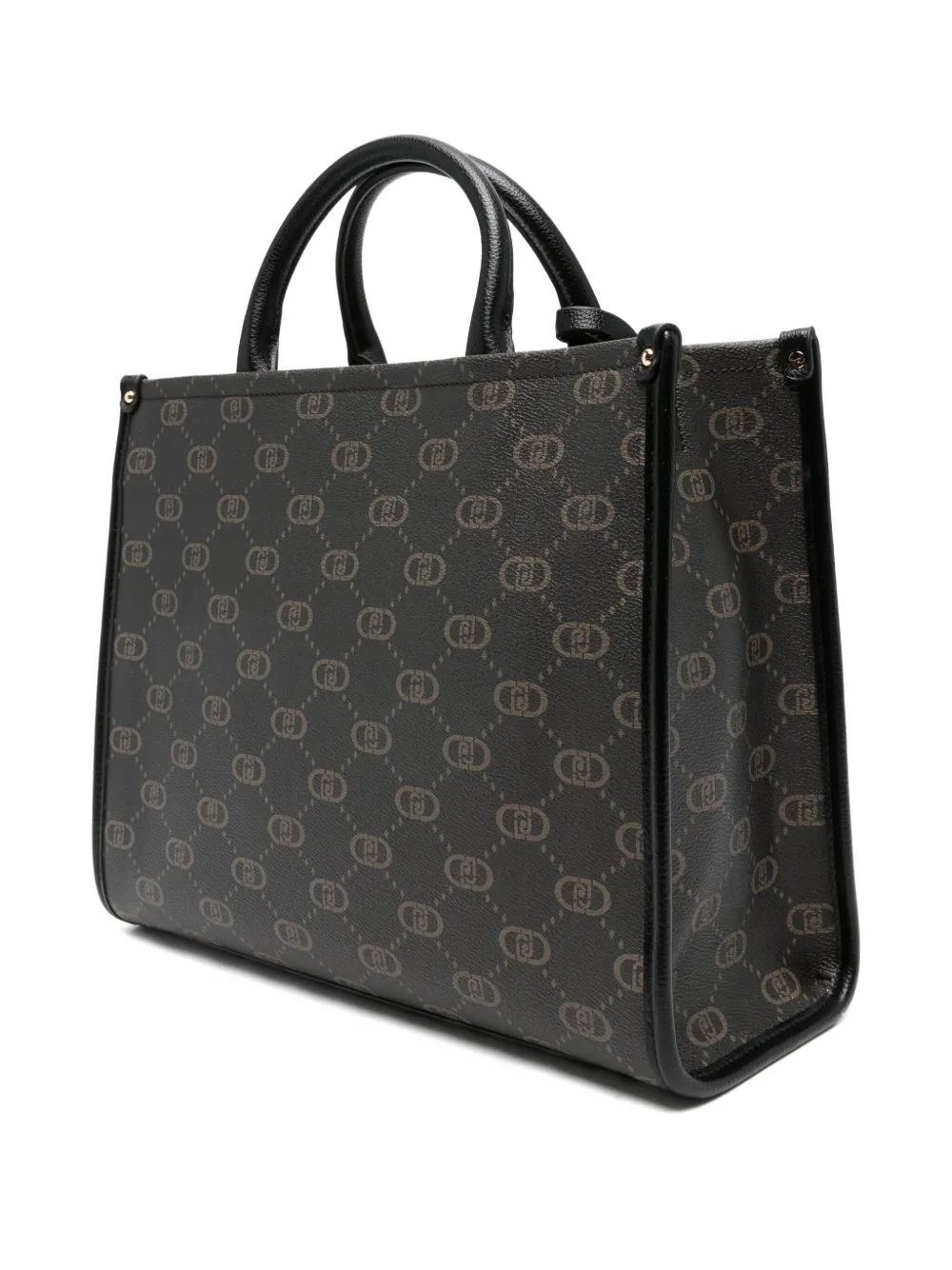 LIU JO logo-plaque tote bag - Bruin