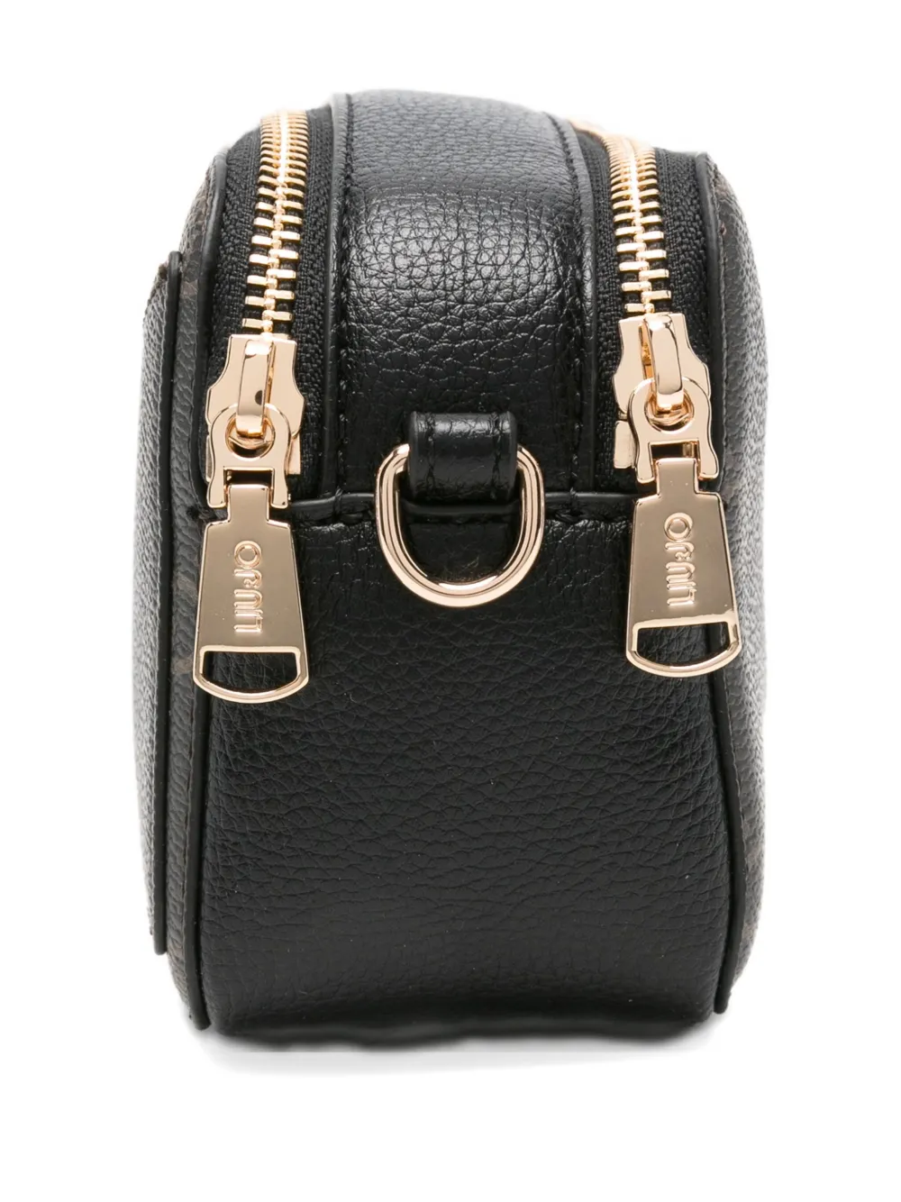 Liu •jo Monogram Shoulder Bag In Black