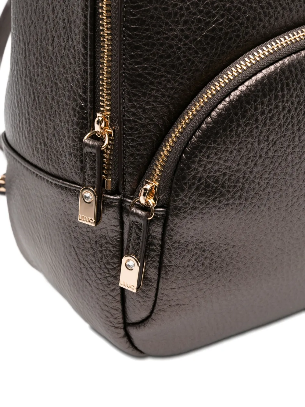 Liu •jo Logo-plaque Backpack In Brown