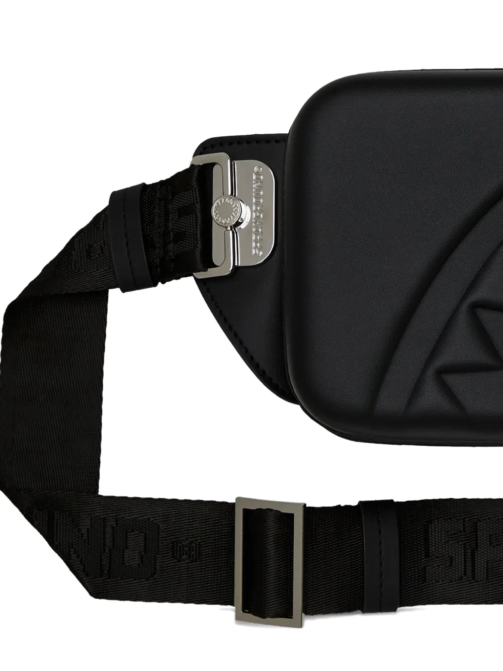 SPRAYGROUND KID SHARK-EMBOSSED SHOULDER BAG