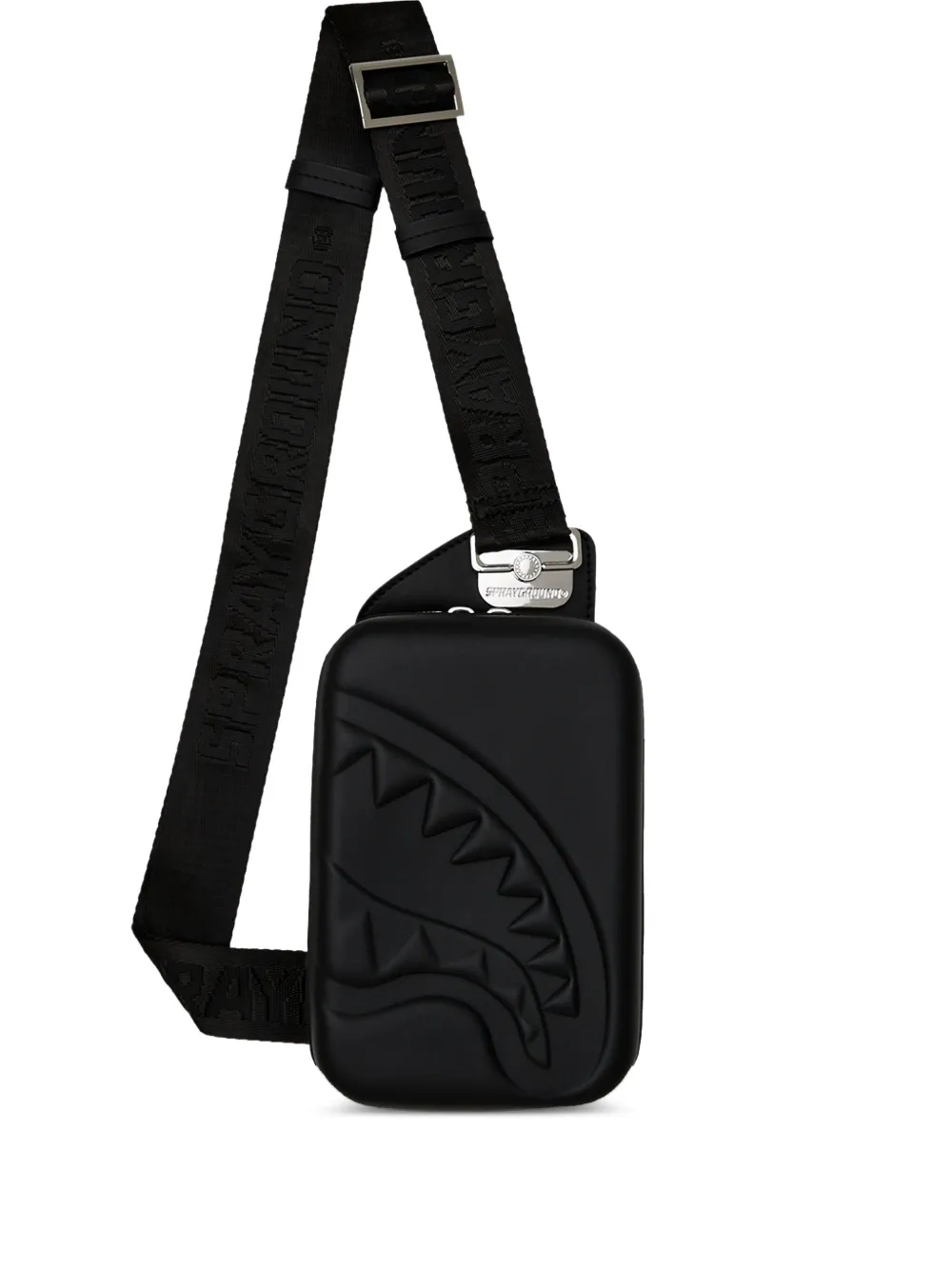 sprayground kid shark-embossed shoulder bag | Black | Image 1