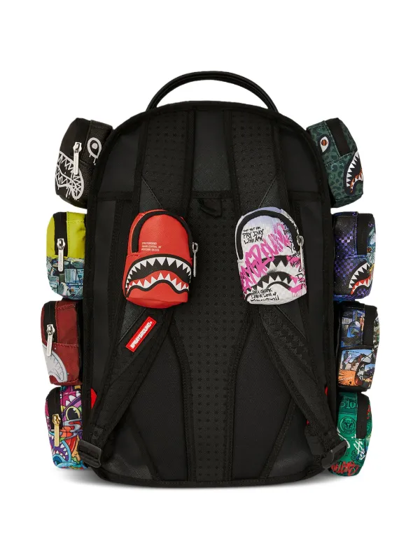 Sprayground Backpack Kids Shark Backpack Sprayground Kid Backpack Of Mini  Backpacks DLX Multiple-pocket
