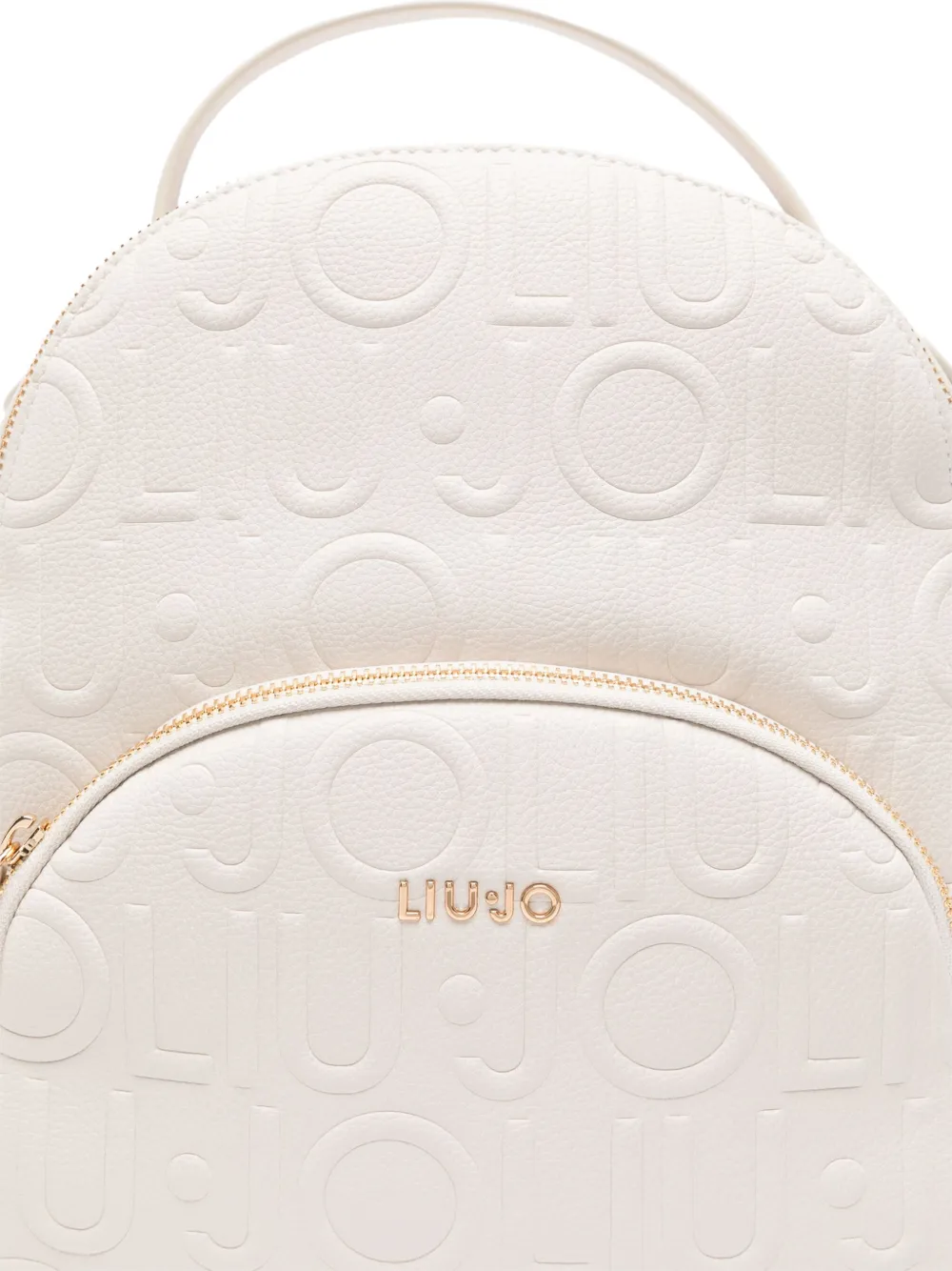 LIU JO Rugzak met logoplakkaat Wit