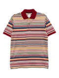Paul Smith striped cotton polo shirt - Red