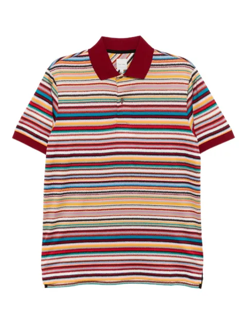 Paul Smith polo en coton à rayures
