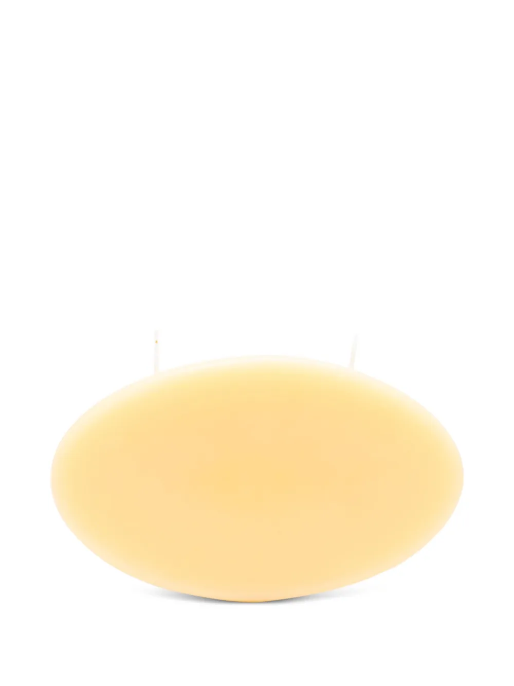 Carne Bollente Oval-shaped Candle In Yellow