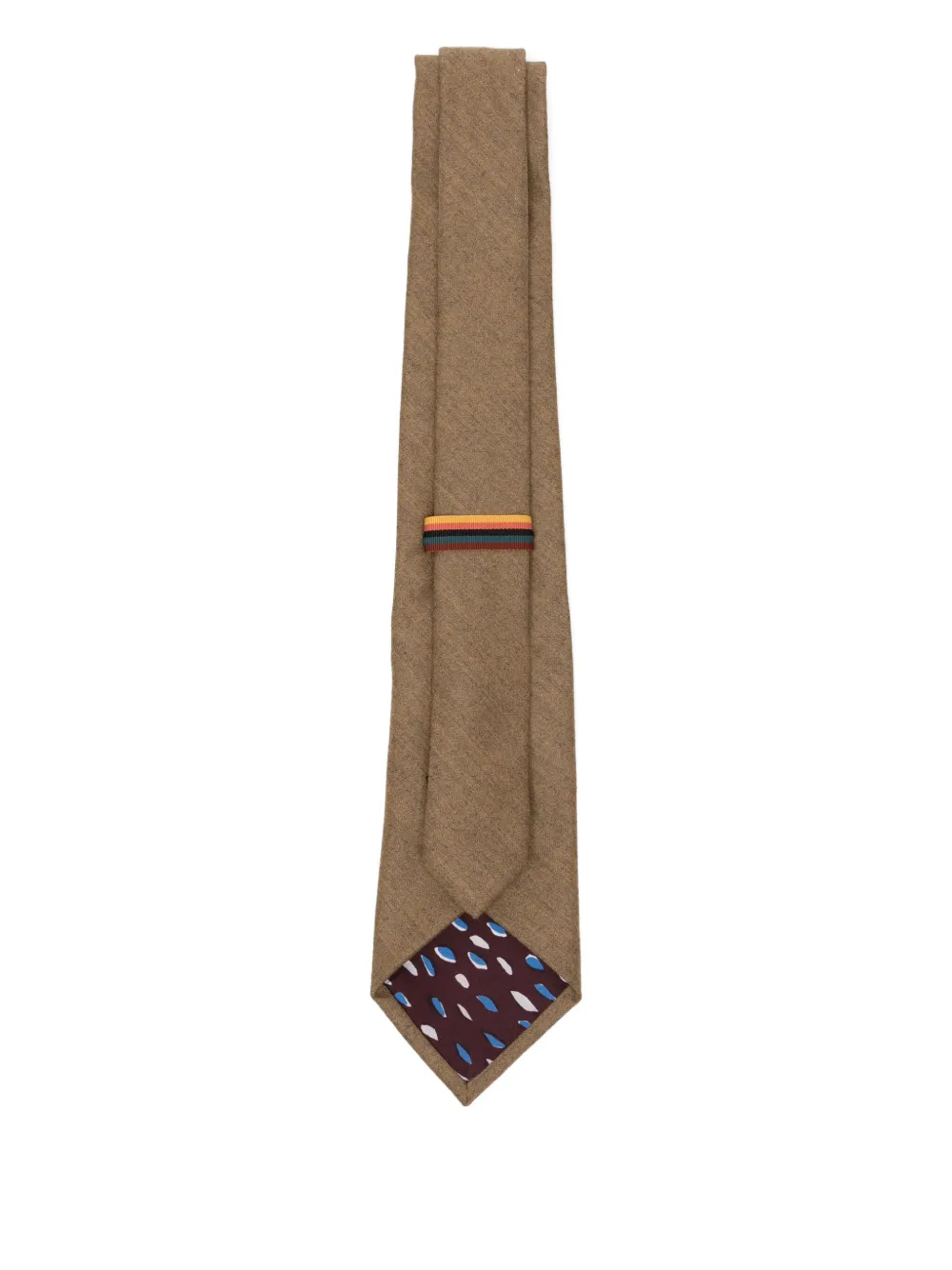 Paul Smith Stropdas met stippen - Bruin