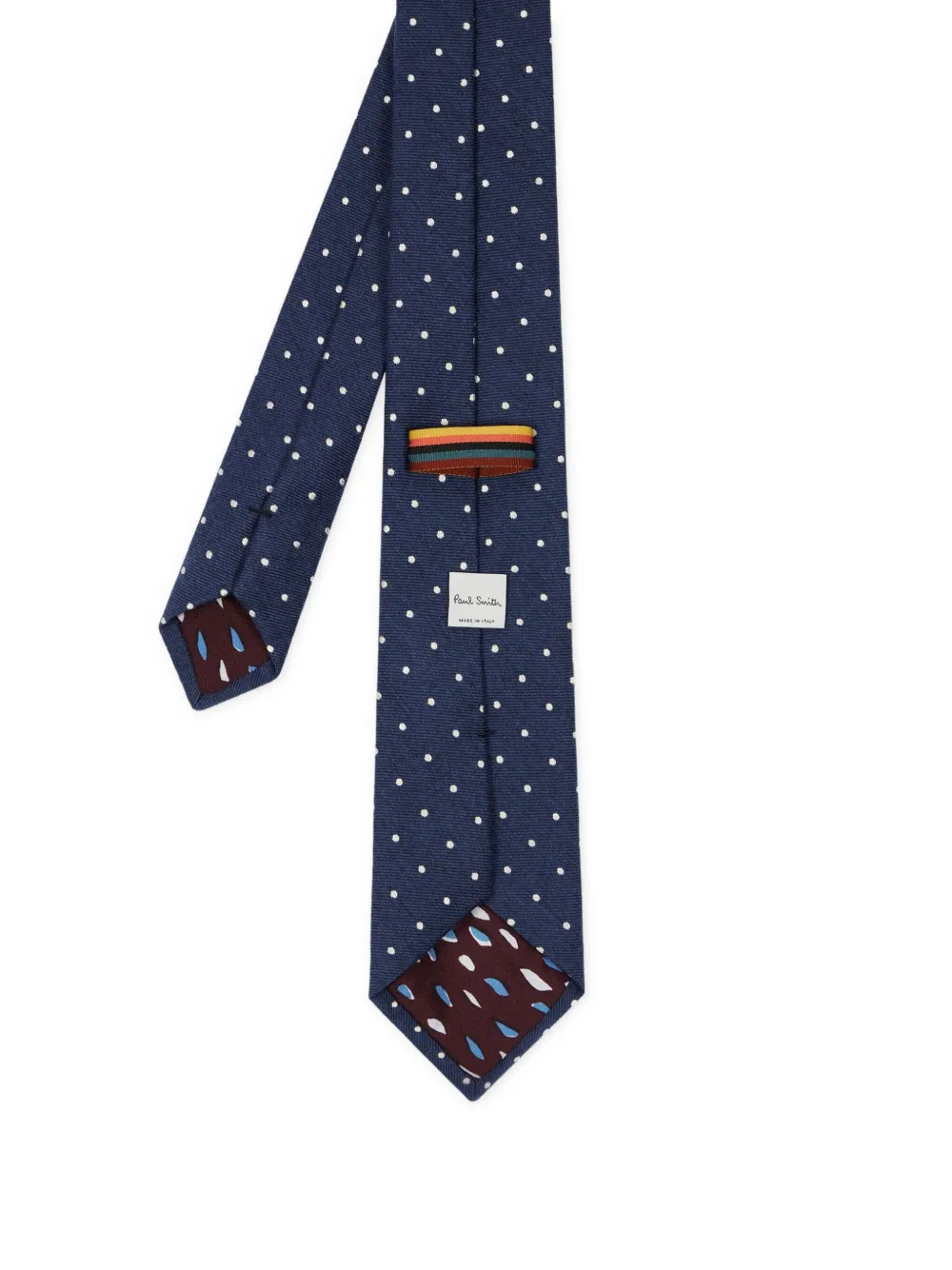 Paul Smith polka-dot merino-cashmere blend tie | Image 2