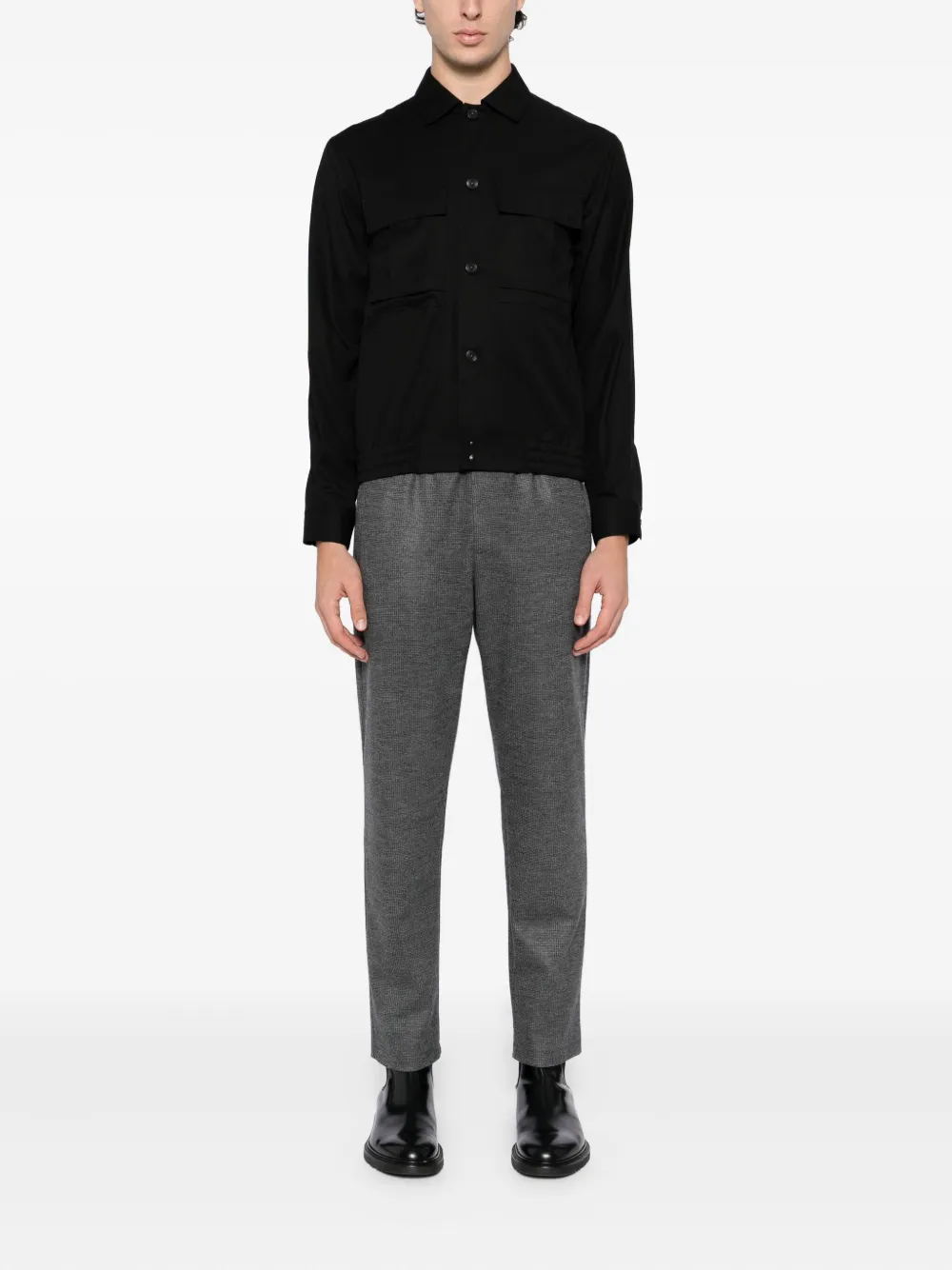 Harris Wharf London drawstring wool trousers | Tapered Pants | Image 2