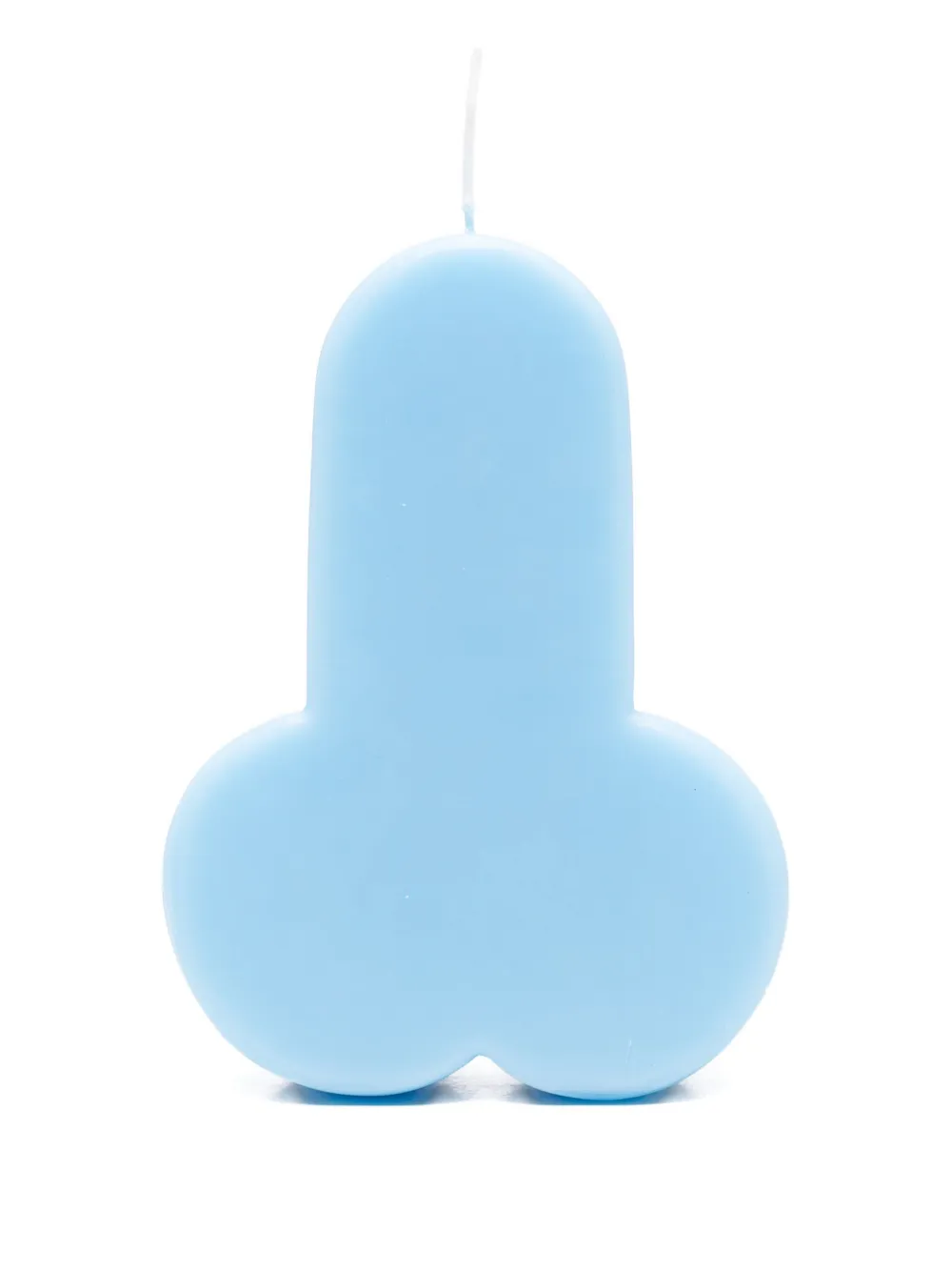 CARNE BOLLENTE Bewerkte kaars (14 cm) - Blauw