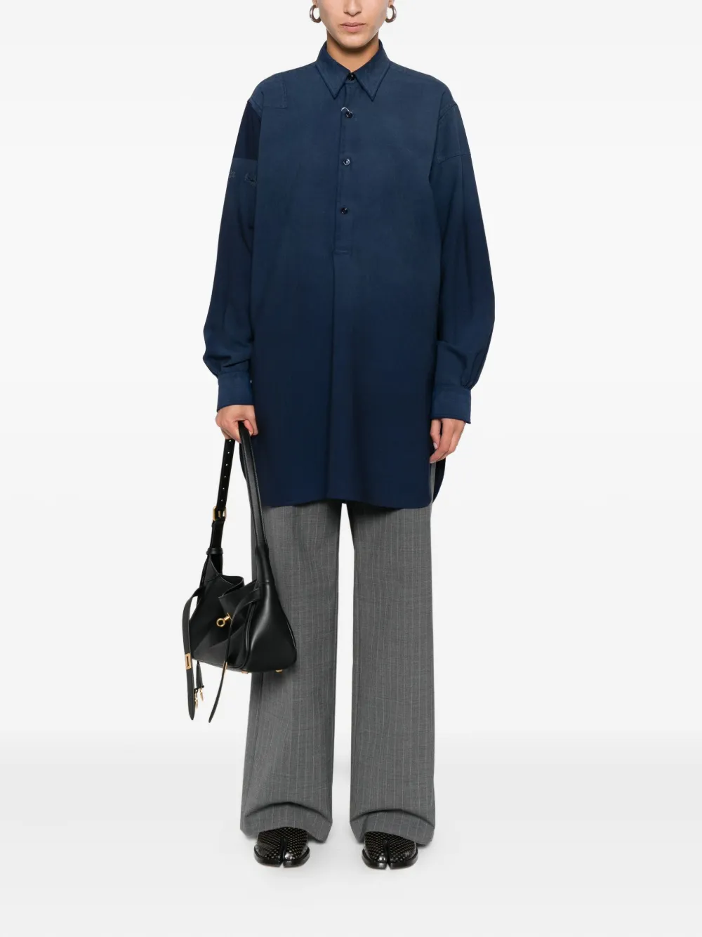 Maison Margiela ^ shirt met lange mouwen - Blauw