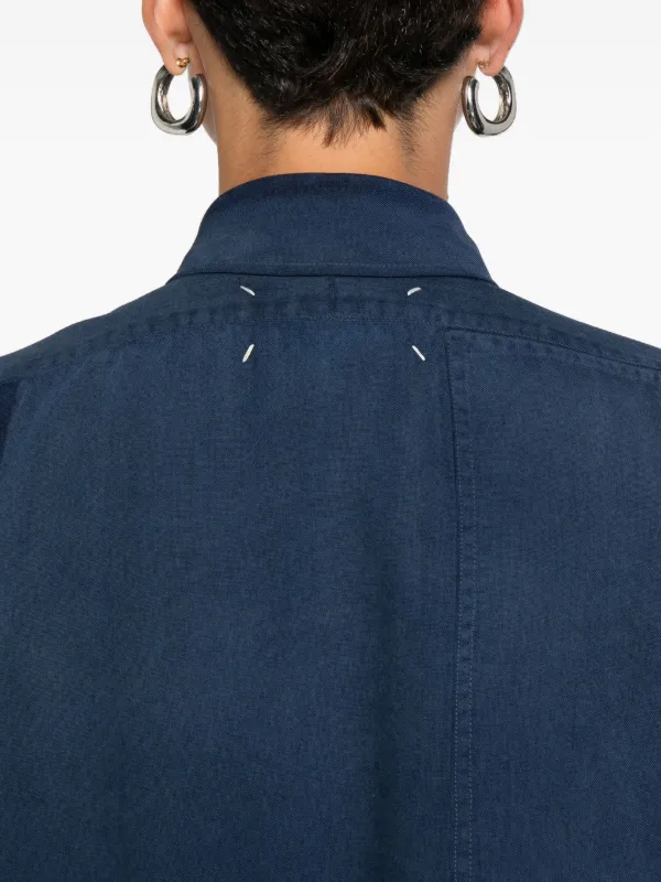Maison Margiela ロングスリーブ シャツ | ブルー | FARFETCH JP