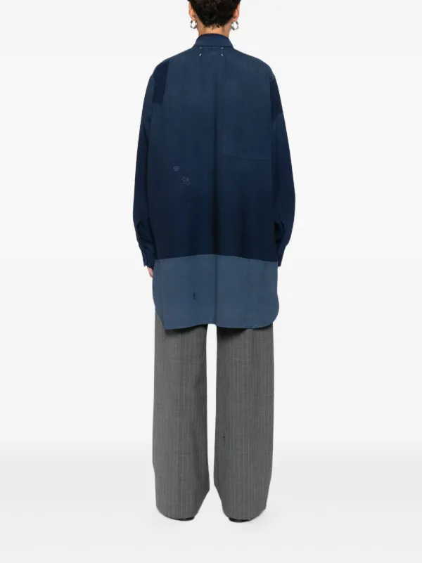 Maison Margiela ロングスリーブ シャツ | ブルー | FARFETCH JP