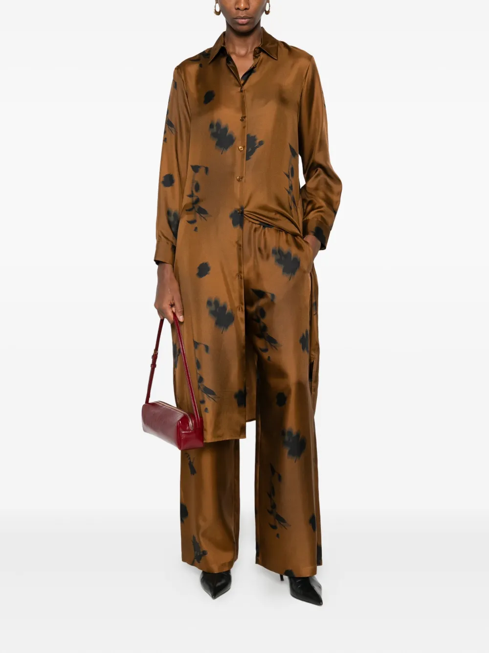 Max Mara floral-print silk dress | Day Dresses | Image 2