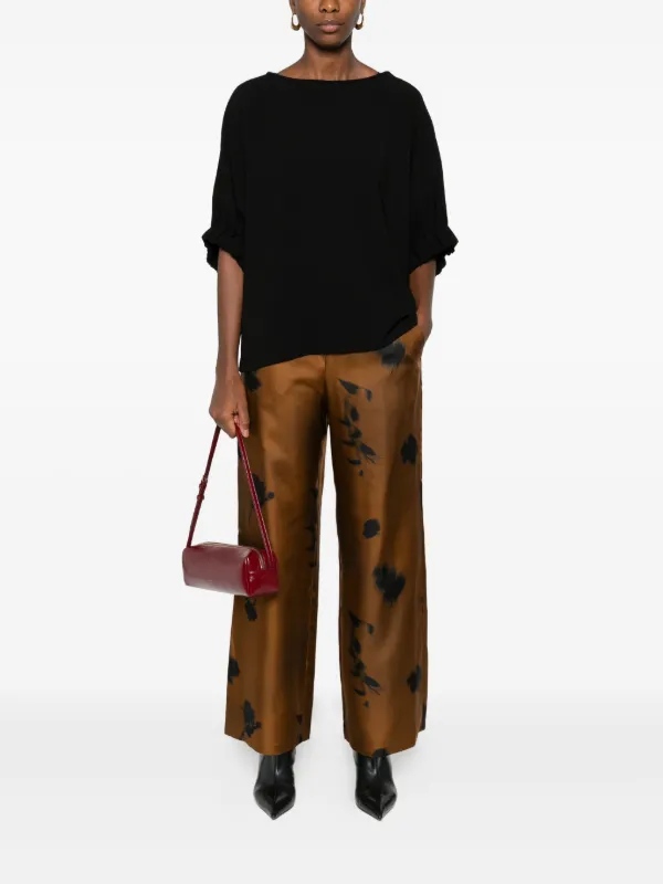 Max Mara round-neck Blouse Black FARFETCH PH