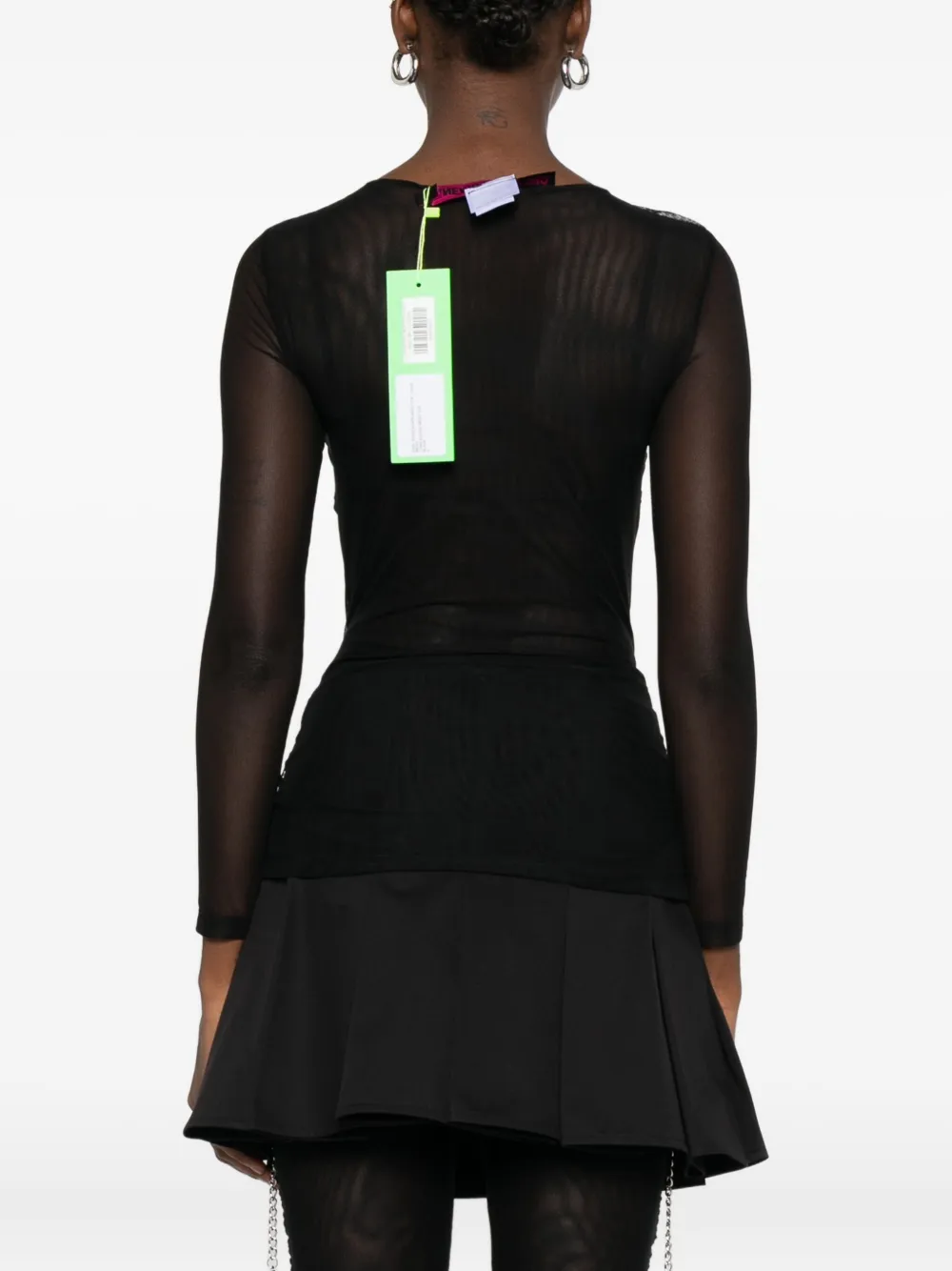 Chopova Lowena Chain-embellished Top In Black