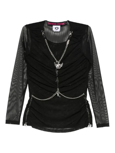 Chopova Lowena chain-embellished top