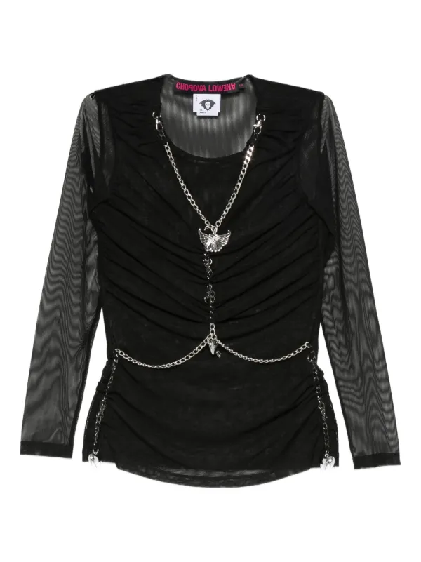 Stud-embellishment Top