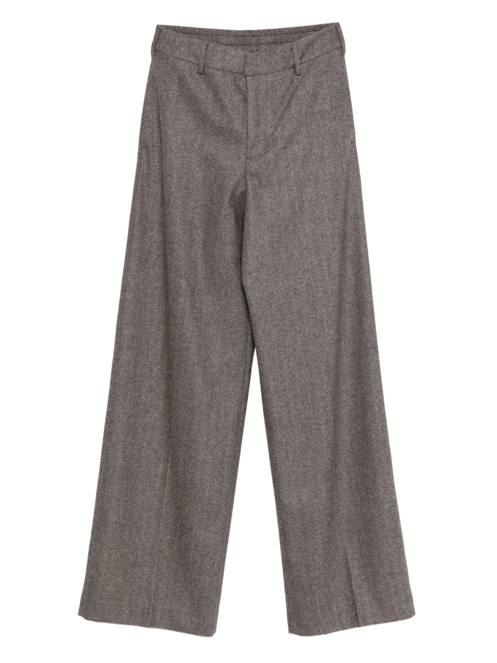 PT Torino herringbone trousers | Brown | Image 1