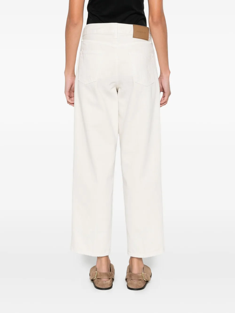 Jacob Cohën Cropped broek Wit