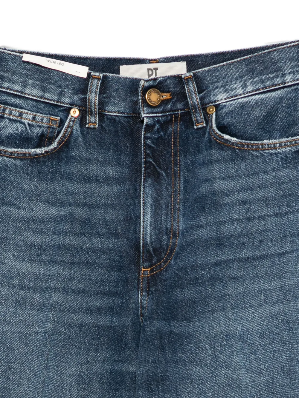 PT Torino Jeans met wijde pijpen Blauw