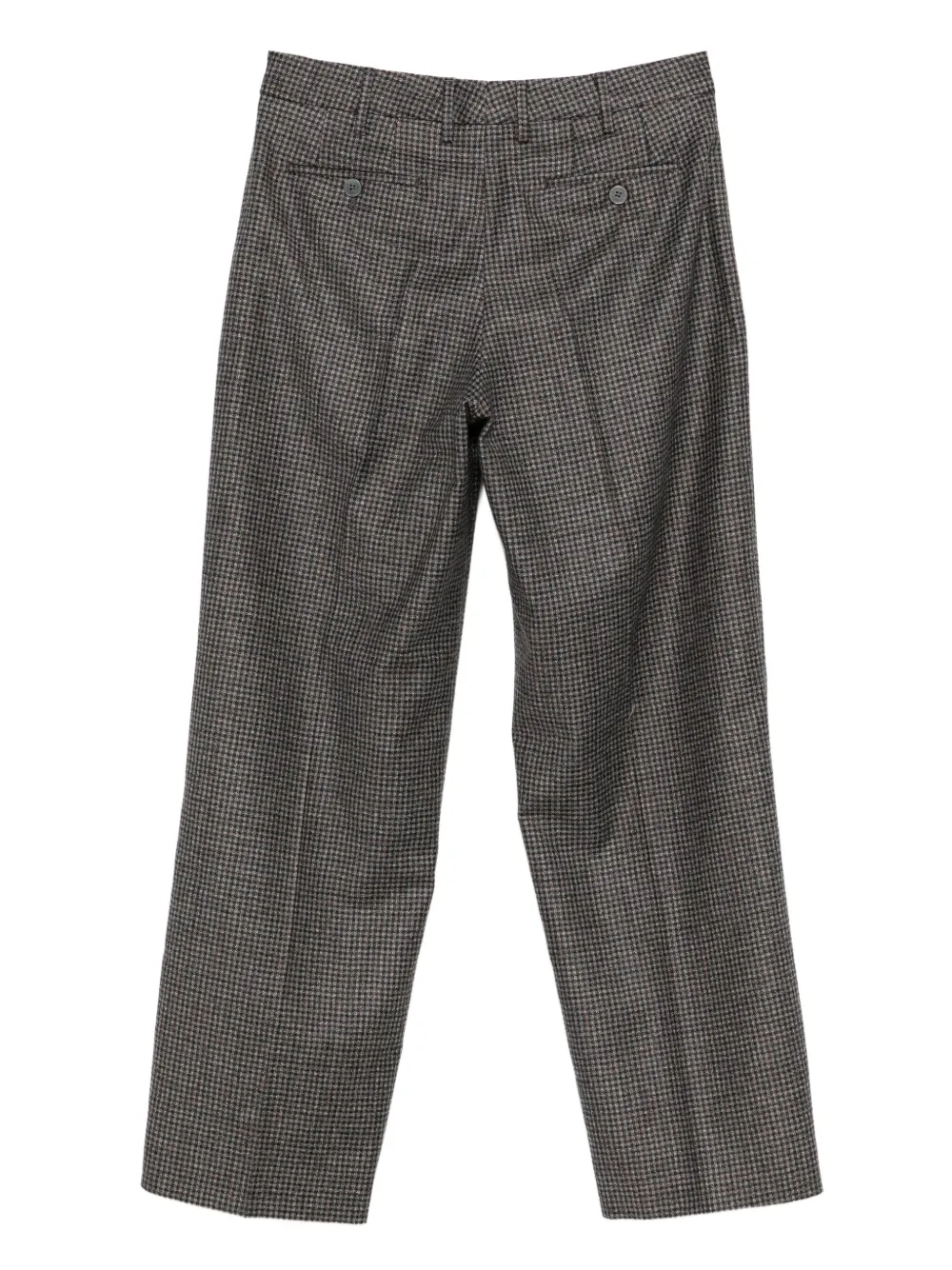 PT Torino checked straight-leg trousers - Bruin