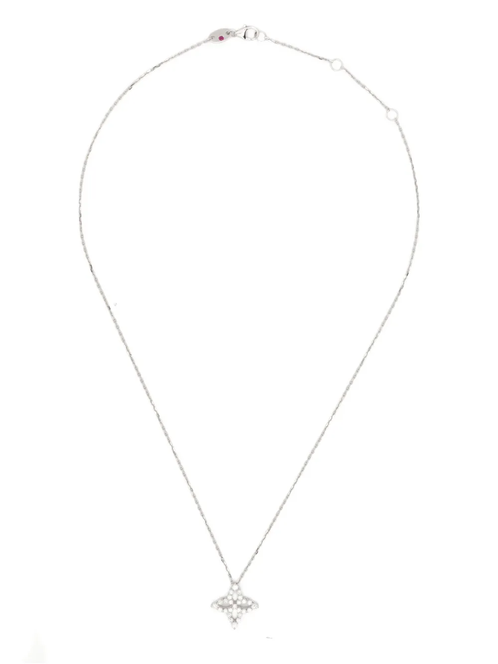 Roberto Coin 18K white gold diamond necklace - シルバートーン Roberto Coin 18K white gold diamond necklace - シルバートーン
