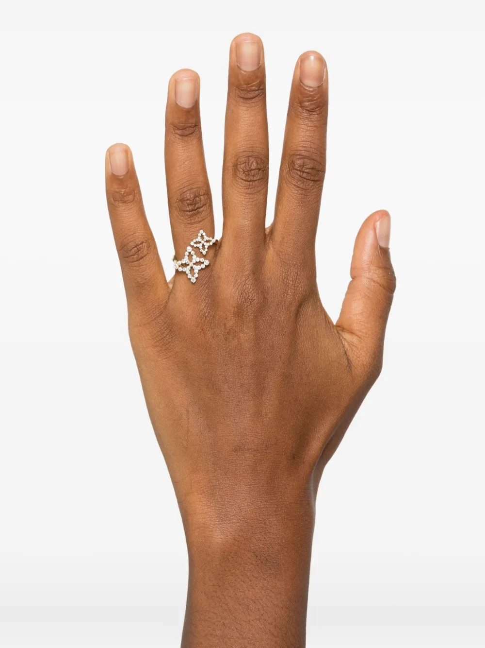  Roberto Coin 18k Yellow Gold Butterfly Diamond Ring 