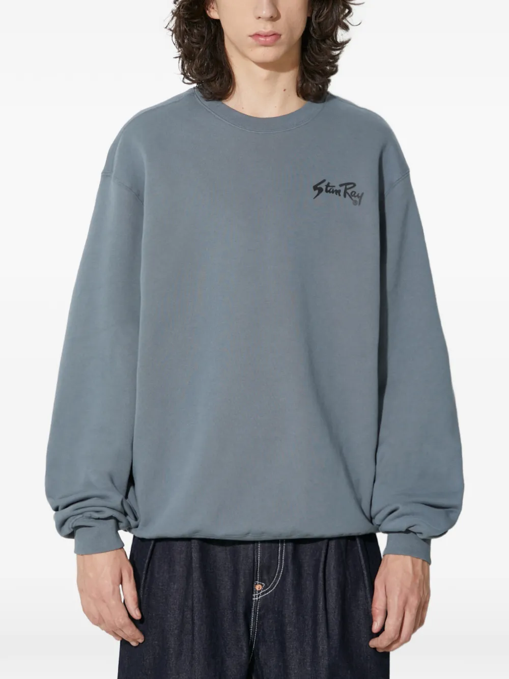 stan ray logo-print sweatshirt - Grigio