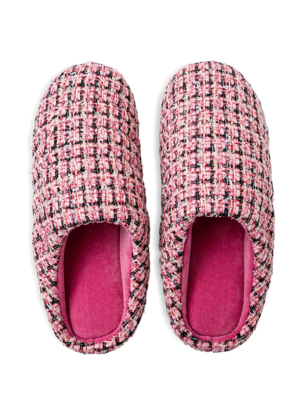 SUBU Tweed slippers Roze
